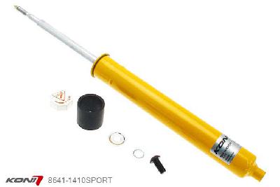 8641-1410SPORT, Koni Sport schokdemper Vooras, Volvo I - incl. T5, excl. 4WD en S60R, 2000-03/2010, Voor: alleen voor originele veerpoten, Demping instelbaar  d.m.v. stelknop, Standaard lengte , verlaging tot max. -40mm
