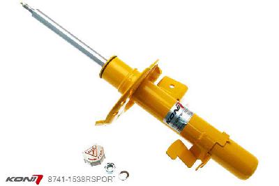 8741-1538RSPORT, Koni Sport schokdemper Vooras rechts, Volvo II - incl. R-Design en AWD, excl. Four-C, 2010-2014, excl. niveauregeling, Demping instelbaar  d.m.v. stelknop, Standaard lengte , verlaging tot max. -40mm