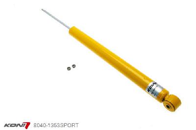 8040-1353SPORT, Koni Sport schokdemper Achteras, Volvo V50, 2004-2012, incl. Sport ophanging, excl. 4WD en niveauregeling, Demping instelbaar, alleen voor montage (in uitgebouwde toestand), Standaard lengte , verlaging tot max. -40mm