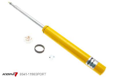 8641-1198SPORT, Koni Sport schokdemper Vooras, VW 35i Sedan en Variant VR6, 1991-1993, tot chassisno. 31M320488 alleen voor openschroefbare veerpoten zonder deuk in de behuizing, Demping instelbaar  d.m.v. stelknop, Standaard lengte , verlaging tot max. -40mm