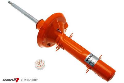 8750-1002, Koni STR.T schokdemper Vooras, Audi A3 (8L) Quattro 1998-1999, tot chassisno. 8L-X-140000, , Standaard lengte , verlaging tot max. -40mm