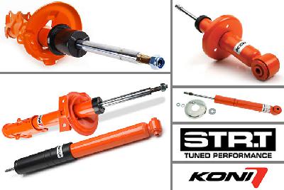 8750-1005, Koni STR.T schokdemper Vooras, Audi A3 (8P), incl. Sportback, excl. Quattro 05/2003-2012, alleen voor 55mm diameter veerpoten, , Standaard lengte , verlaging tot max. -40mm