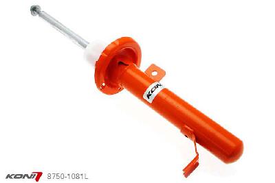8750-1081L, Koni STR.T schokdemper Vooras links, Ford Fiesta 04/2002-2008, , Standaard lengte , verlaging tot max. -40mm