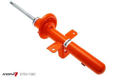 8750-1080, Koni STR.T schokdemper Achteras, Ford Sedan en Hatchback 11/2000-2007, Demping instelbaar, alleen voor montage (in uitgebouwde toestand), Standaard lengte , verlaging tot max. -40mm