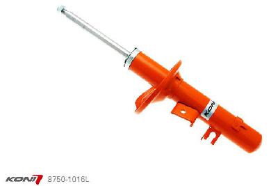 8750-1016L, Koni STR.T schokdemper Vooras links, Peugeot 205, incl. Cabrio 1983-1998, , Standaard lengte , verlaging tot max. -40mm