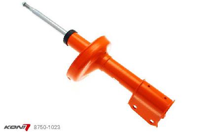 8750-1023, Koni STR.T schokdemper Vooras, Renault Clio 2 1.4, 1.6, 1.6-16V, 1.5dCi, 1.9D, 1.9dTi 1998-2012, Voor-as gewicht tot 860 kg, , Standaard lengte , verlaging tot max. -40mm