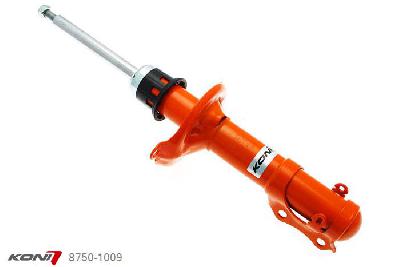 8750-1009, Koni STR.T schokdemper Vooras, VW GTI (8V, 16V, TDI) en VR6, excl Syncro 08/1991-09/1997, alleen voor modellen met 5-gaats wielen (Plus-ophanging), , Standaard lengte , verlaging tot max. -40mm