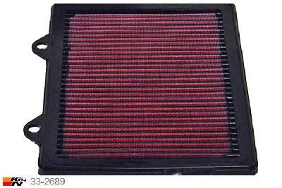 33-2689 K&N Luchtfilter, Alfa Romeo 155 2.0 Turbo ie 16V Q4, 187/190PK, 1992-4/1996