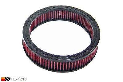 E-1210 K&N Luchtfilter Buitendiameter 279 mm , Binnendiameter 235 mm , Hoogte 59 mm, Audi 80 1.8 E + S, 1986-1994