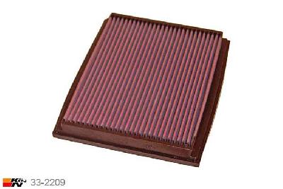 33-2209 K&N Luchtfilter Lengte 262 mm, Breedte 210 mm, Audi S/RS S4 4.2 V8, 2003-2008
