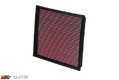 33-2779 K&N Luchtfilter Lengte 284 mm, Breedte 252 mm, Audi S/RS S8 4.2 alle modellen, 340/360PK, 1996-2002