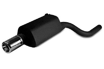 Ulter Sport, Einddemper, Staal, Enkel Rond 100mm, BMW, E39, 520 100/110kW, 523 120/125kW, 528 142kW, 525 TDS 105kW, 97-   SEDAN.TOURING, Past op originele middendemper/katalysator