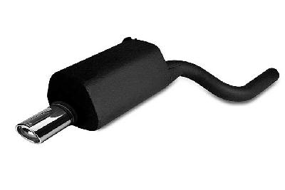 Ulter Sport, Einddemper, Staal, Enkel Ovaal 120x80mm, BMW, E39, 520 100/110kW, 523 120/125kW, 528 142kW, 525 TDS 105kW, 97-   SEDAN.TOURING, Past op originele middendemper/katalysator