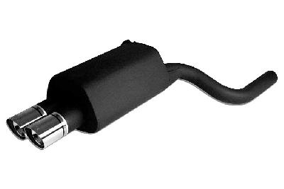 Ulter Sport, Einddemper, Staal, Dubbel /08-1, BMW, E39, 520 100/110kW, 523 120/125kW, 528 142kW, 525 TDS 105kW, 97-   SEDAN.TOURING, Past op originele middendemper/katalysator
