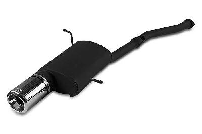 Ulter Sport, Einddemper, Staal, Enkel Rond 100mm, BMW, E36 COMPACT, 316i 75kW, 94 - 00, Past op originele middendemper/katalysator