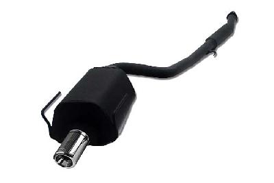 Ulter Sport, Einddemper, Staal, Enkel Rond 80mm, BMW, E36, 318is 103kW, 90-97, SEDAN.TOURING.CABRIO.COUPE, Past op originele middendemper/katalysator