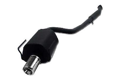 Ulter Sport, Einddemper, Staal, Enkel Rond 100mm, BMW, E36, 318is 103kW, 90-97, SEDAN.TOURING.CABRIO.COUPE, Past op originele middendemper/katalysator