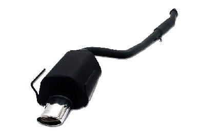 Ulter Sport, Einddemper, Staal, Enkel Ovaal 120x80mm, BMW, E36, 318is 103kW, 90-97, SEDAN.TOURING.CABRIO.COUPE, Past op originele middendemper/katalysator