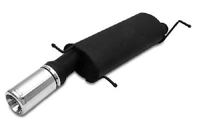Ulter Sport, Einddemper, Staal, Enkel Rond 100mm, Citroen, XSARA, 1.4i 55kW, 1.6i 65kW, 1.8i 66/74kW, 07/97-02/99   HATCHBACK, Past op originele middendemper/katalysator