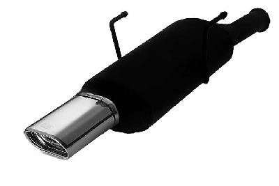 Ulter Sport, Einddemper, Staal, Enkel plat ovaal 145x75mm, Citroen, SAXO, 1.0 37kW, 1.1 44kW, 1.4 55kW, 1.5D 40kW, 96-02/00, Past op originele middendemper/katalysator