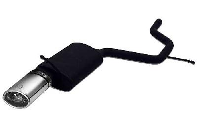 Ulter Sport, Einddemper, Staal, Enkel Ovaal 120x80mm, Ford, MONDEO, 1.8i 16V 81/92kW, 2.0i 16V 107kW, 10/00-06  SEDAN. HATCHBACK, Past op originele middendemper/katalysator