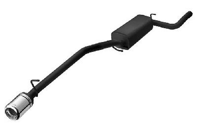 Ulter Sport, Einddemper, Staal, Enkel Rond 80mm, Ford, FOCUS II, 1.4 16V 59kW, 1.6 16V 74/85kW, 1.8 16V 92kW, 2.0 16V 107kW, 1.8 TDCi 85 kW, 2005-, COMBI, Past op originele middendemper/katalysator