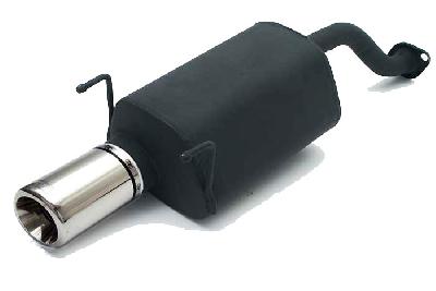 Ulter Sport, Einddemper, Staal, Enkel Rond 100mm, Honda, CIVIC V, 1.3 16V 55kW, 1.5i 16V 66kW, 1.6i 16V 92kW, 92-96  HATCHBACK, Past op originele middendemper/katalysator