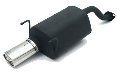 Ulter Sport, Einddemper, Staal, Enkel Ovaal 120x80mm, Honda, CIVIC V, 1.3 16V 55kW, 1.5i 16V 66kW, 1.6i 16V 92kW, 92-96  HATCHBACK, Past op originele middendemper/katalysator