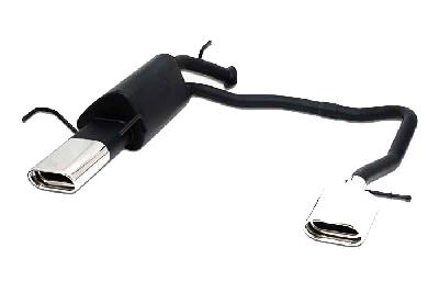 Ulter Sport, Einddemper L+R, Staal, Enkel plat ovaal 145x75mm, Opel, VECTRA-B, 1.6 16V 74kW, 1.8 16V 85kW, 2.0 16V 100kW, 09/95-09/99, Hatchback.   Sedan, Past op originele middendemper/katalysator