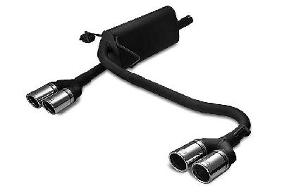 Ulter Sport, Einddemper L+R, Staal, Dubbel Rond 70mm, Opel, ASTRA-H, 1.4i 66kW, 1.6i 77kW, 1.8i 92kW, 2003-  COMBI, Past op originele middendemper/katalysator