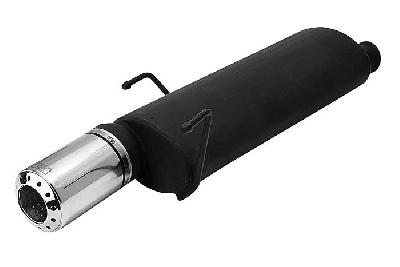Ulter Sport, Einddemper, Staal, Enkel Rond 100mm, Peugeot, 306, 1.1i 44kW, 1.4i 55kW, 1.6i 66kW, 1.8i 74kW, 94-   HATCHBACK, Past op originele middendemper/katalysator