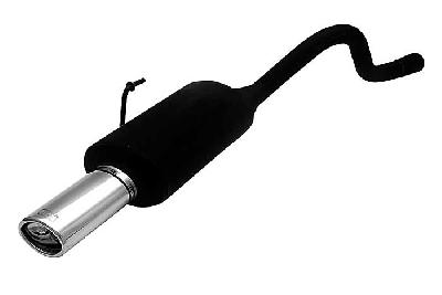 Ulter Sport, Einddemper, Staal, Enkel Ovaal 95x65mm, Renault, CLIO II, 1.2 44kW, 1.4 55kW, 1.6 66kW, 98-, Past op originele middendemper/katalysator