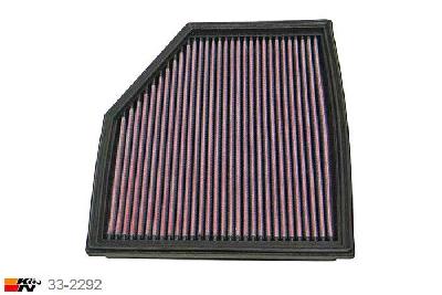 33-2292 K&N Luchtfilter, BMW 630i 3.0, 258PK, 2004-2011
