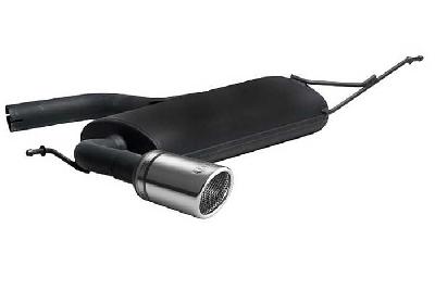 Ulter Sport, Einddemper, Staal, Enkel Rond 90mm, Seat, LEON FR, 2.0 TFSI 147kW, 05-, Past op originele middendemper/katalysator