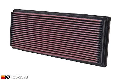 33-2573 K&N Luchtfilter Lengte 378 mm, Breedte 148 mm, BMW 735i 3.5 E32, 211/220PK, 1986-1992