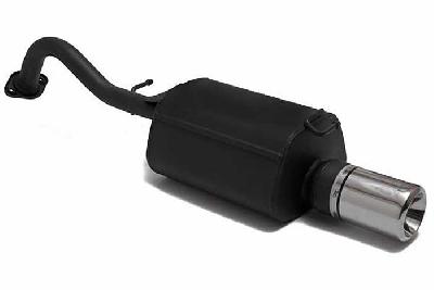 Ulter Sport, Einddemper, Staal, Enkel Rond 100mm, Toyota, COROLLA, 1.4 16V 71kW, 1.6 16V 81kW, 11/2001- 04, HATCHBACK   3D i 5D, Past op originele middendemper/katalysator