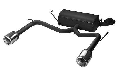 Ulter Sport, Einddemper L+R, Staal, Enkel Rond 100mm, Toyota, CELICA T23, 1.8 VVT-i 105kW, 1999-, Past op originele middendemper/katalysator