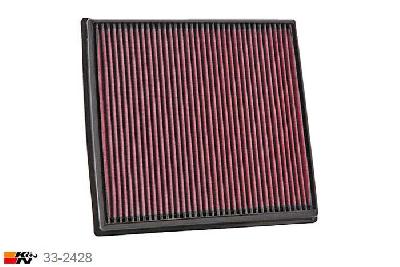 33-2428 K&N Luchtfilter Lengte 273 mm, Breedte 260 mm, BMW X3 3.0 Turbo, 2012