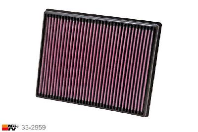 33-2959 K&N Luchtfilter, BMW X5 3.0 35dX Diesel, 286PK, 2007-2013