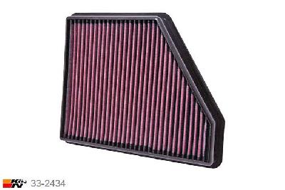 33-2434 K&N Luchtfilter Lengte 295 mm, Breedte 232 mm, Chevrolet Camaro 3.6, 2010-2015