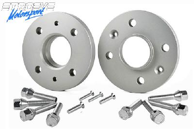 12mm Spoorverbreders, Fiat, Cinquecento (170), 07/1991-01/1998, Steek 4x98, Naafgat 58,1 mm, Prijs per set van 2 verbreders met 8 langere wielbouten