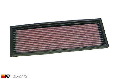33-2772 K&N Luchtfilter Lengte 303 mm, Breedte 111 mm, Citroen Saxo 1.6 16V 16V VTS VTS, 120PK, 1996-2003