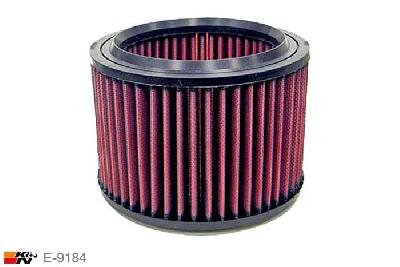 E-9184 K&N Luchtfilter Buitendiameter 162 mm , Binnendiameter 121 mm , Hoogte 124 mm, Citroen Xsara 1.9 SD Diesel 68/70/75 pk, 1997-8/2000