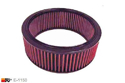 E-1150 K&N Luchtfilter Buitendiameter 254 mm , Binnendiameter 203 mm , Hoogte 89 mm, Dacia Logan 1.4, 2004-2011