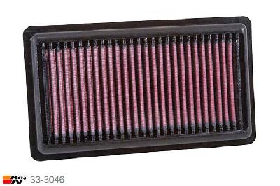 33-3046 K&N Luchtfilter, Fiat 500 0.9 excl. Turbo, 2012-2016