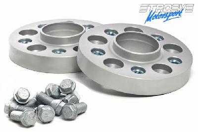 30mm Spoorverbreders, Renault, Vel Satis (J ), 03/2002-, Steek 5x108, Naafgat 60,1 mm, Prijs per set van 2 verbreders incl. wielbouten om spacer op de naaf te monteren