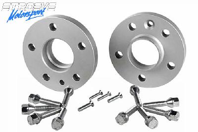 20 mm Spoorverbreders, Seat, Ibiza V (6J), 06/2008-, Steek 5x100, Naafgat 57,1 mm, Prijs per set van 2 verbreders incl. 10 langere wielbouten