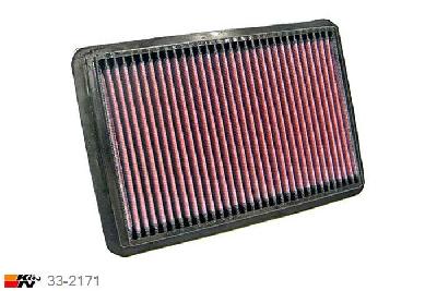 33-2171 K&N Luchtfilter Lengte 244 mm, Breedte 167 mm, Fiat Punto 1.2 16V, 1998-2003