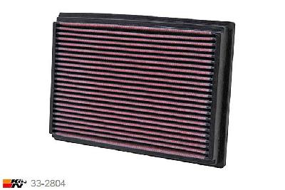 33-2804 K&N Luchtfilter Lengte 252 mm, Breedte 175 mm, Ford Fiesta 1.4 16V, 90PK, 1996-2002