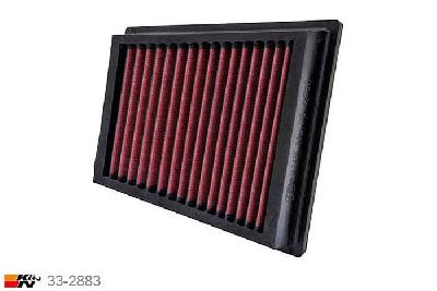 33-2883 K&N Luchtfilter, Ford Fiesta 1.6 Diesel TDCI TDCI, 90PK, 2005-2007